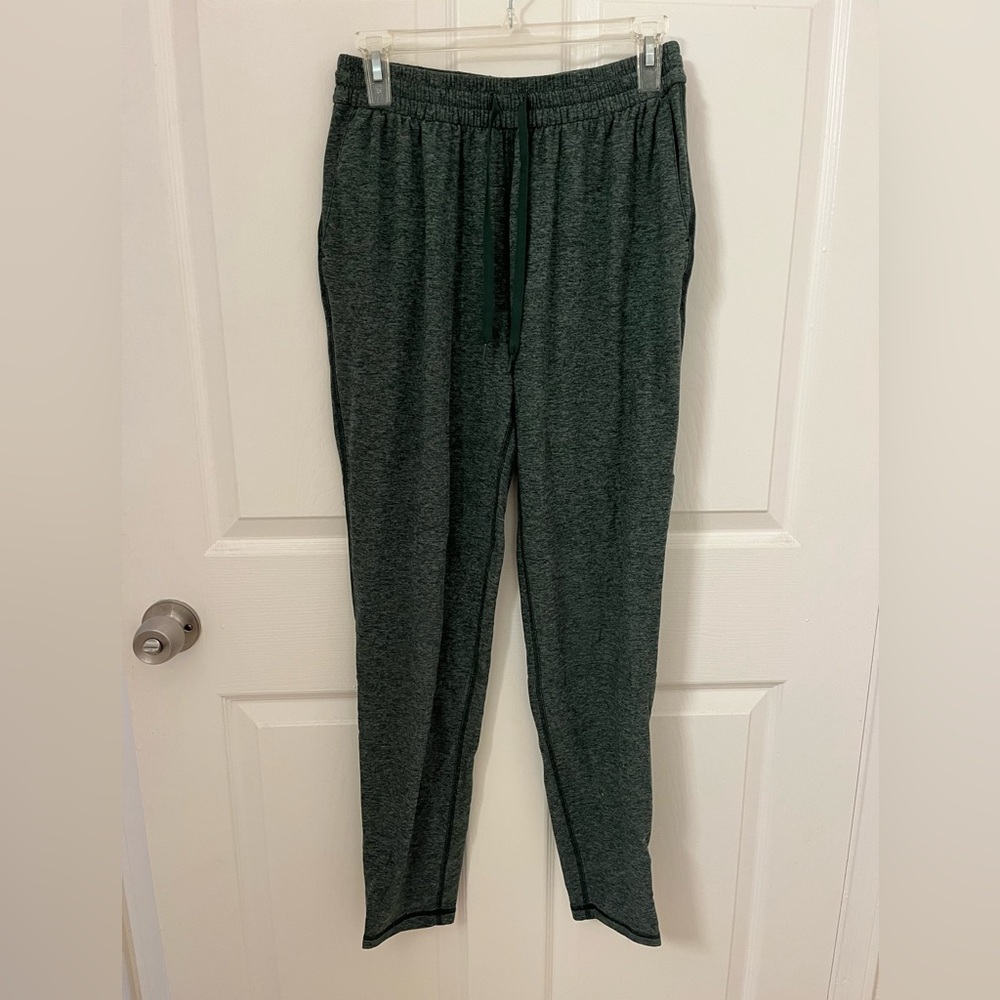 Outdoor Voices green heather cloudknit joggers